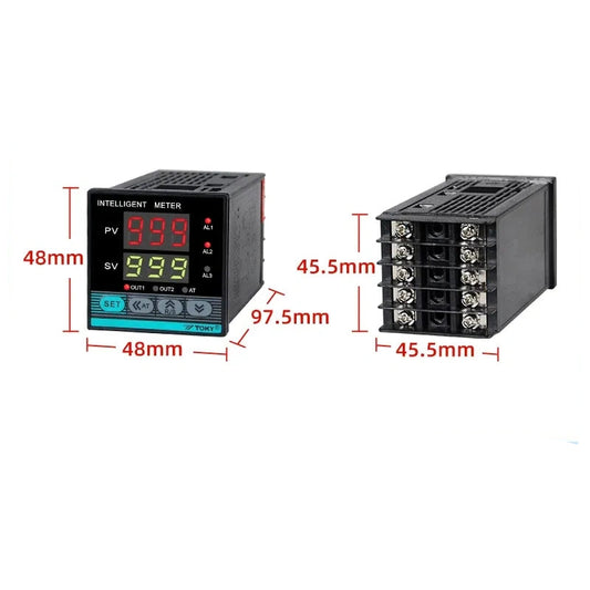 toky ai208-4-rb10 pid temperature controller,rb10 relay,universal pt100 thermocouple temp control meter,industrial oven temperature controller