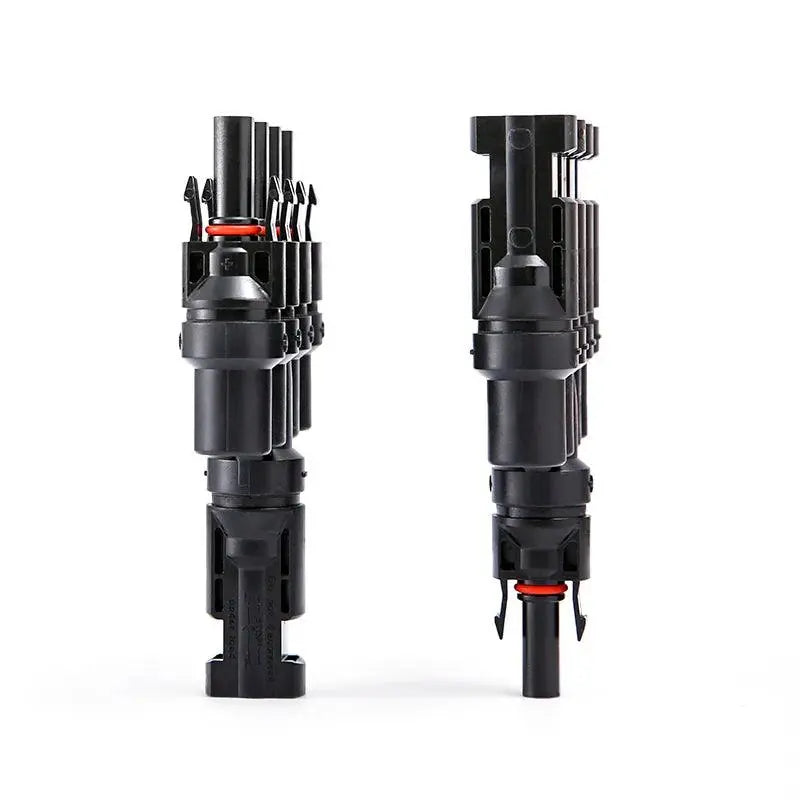 1 Pair x Male Female M/FM 4 to 1 Solar Panel Connector Cable Splitter Adapter SOLAR PV 4T Branch parallel Connector - electrical center b2c