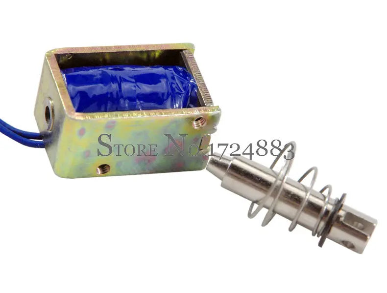 JF-1039 1039B DC 12V 25N Stroke 10mm Pull Push Type Linear Solenoid Electromagnet