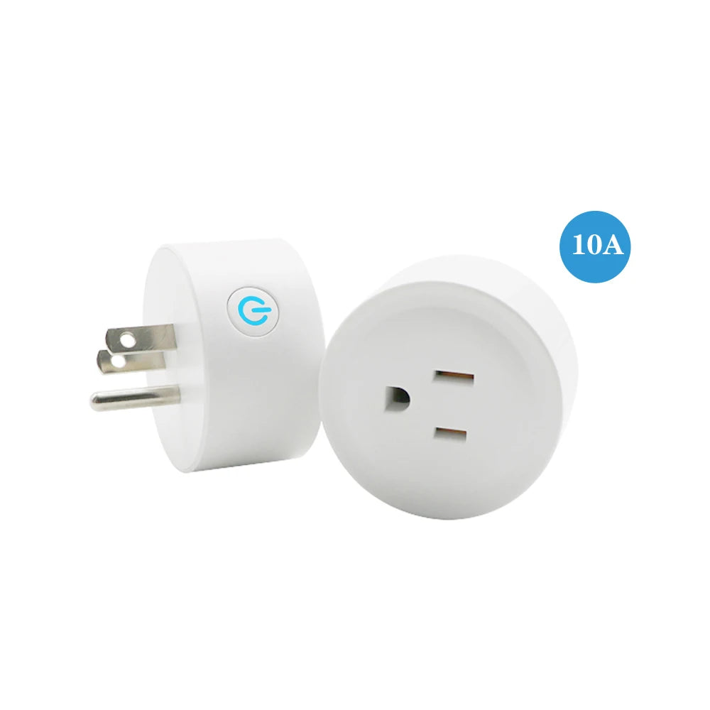 48555110858945,EU/US/UK 10A/16A Smart Wifi Power Plug Energy Monitor Timer Smart Home Wifi Wireless Socket for Alexa Google Home by Tuya App
