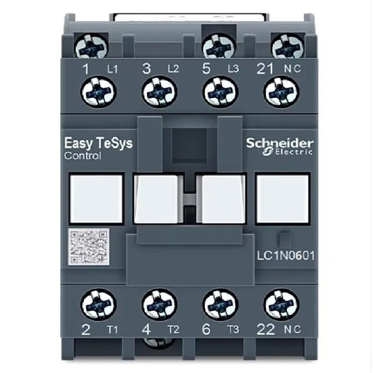 Schneider LC1N Contactor, LC1N0610, LC1N0910, LC1N1210, LC1N1810, LC1N2510, LC1N3210, LC1N3810, LC1N40, LC1N50, LC1N65, LC1N80, LC1N95, LC1N0910M5N, AC Contactor, 3-Pole Contactor, 1NO Contactor, 1NC Contactor, 220V Contactor, 110V Contactor, 24V Contactor, 380V Contactor, Schneider Electric Contactor, Industrial Motor Control Contactor, TeSys Contactor