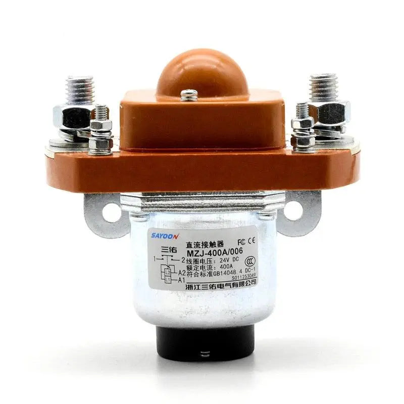 MZJ-400A ZJ400A 1NO Normal-Open 12V 24V 36V 48V 72V SZJ400A DC Contactor for Motor Forklift Electromobile Grab Vehicle Car Winch - electrical center b2c