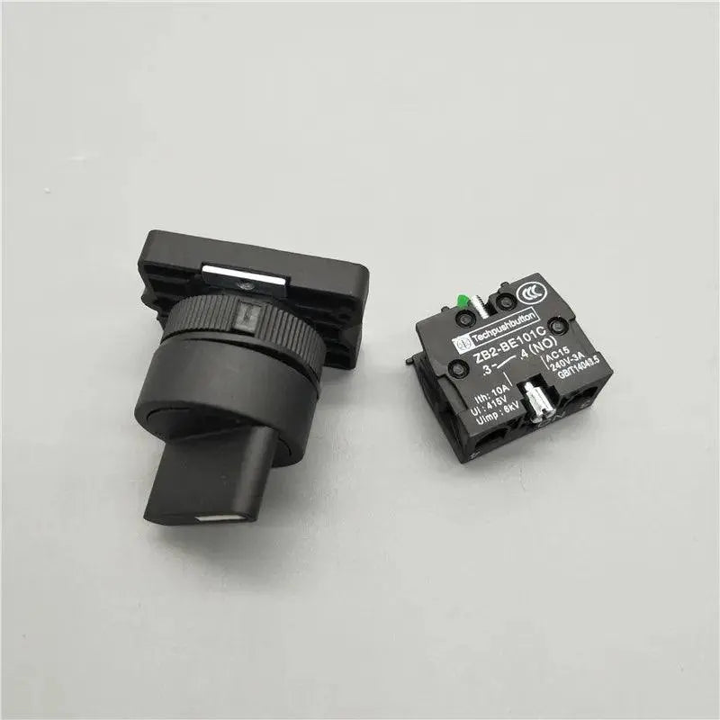XB2-ED21 XB2-ED25 XB2-ED33 XB2-ED33 2/3 Positions 1N0/1NC&1NO/2NO Latching Self-Locking /Momentary Selector Push Button Switch - electrical center b2c