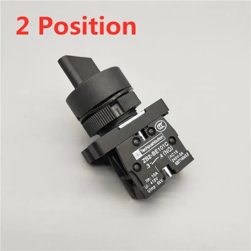 XB2-ED21 XB2-ED25 XB2-ED33 XB2-ED33 2/3 Positions 1N0/1NC&1NO/2NO Latching Self-Locking /Momentary Selector Push Button Switch - electrical center b2c