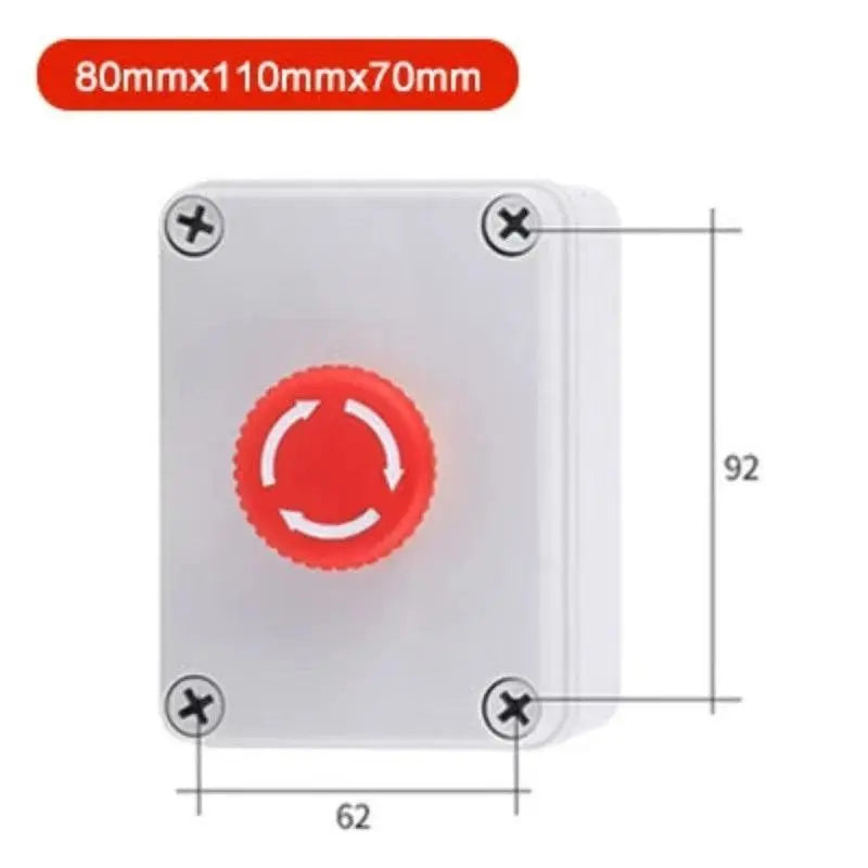 Multiple specifications with button switch box emergency stop start switch alarm self-locking motor control box customization - electrical center b2c