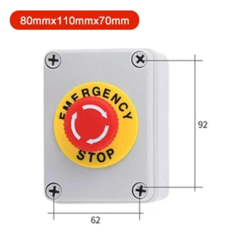 Multiple specifications with button switch box emergency stop start switch alarm self-locking motor control box customization - electrical center b2c