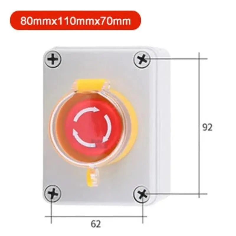 Multiple specifications with button switch box emergency stop start switch alarm self-locking motor control box customization - electrical center b2c