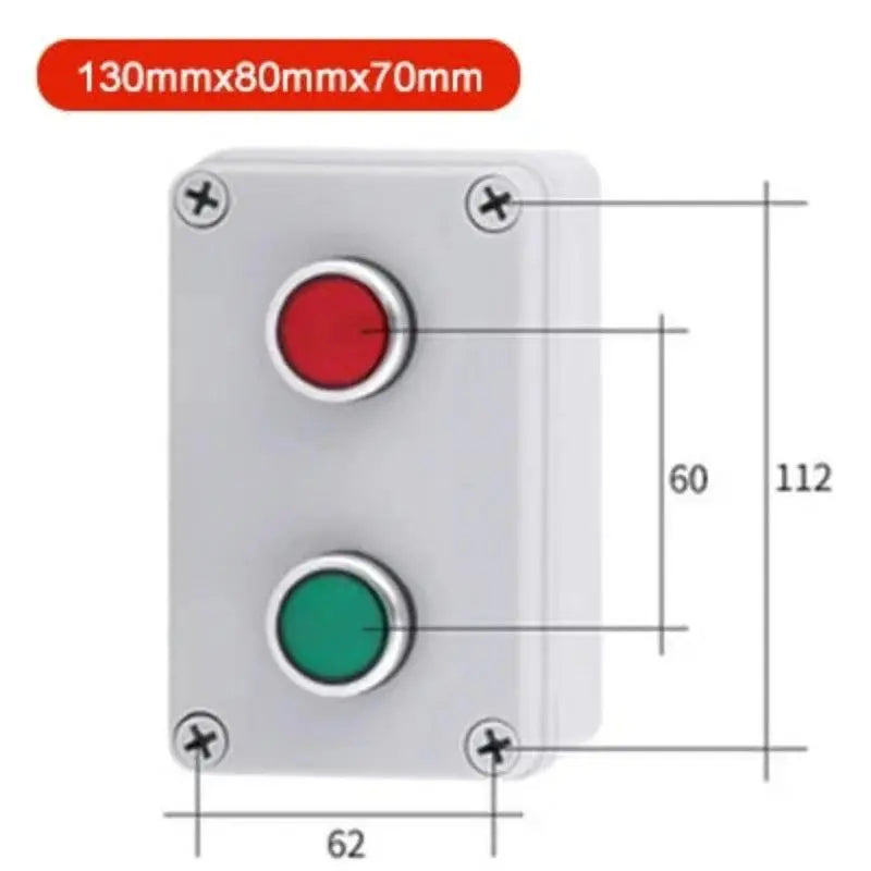 Multiple specifications with button switch box emergency stop start switch alarm self-locking motor control box customization - electrical center b2c