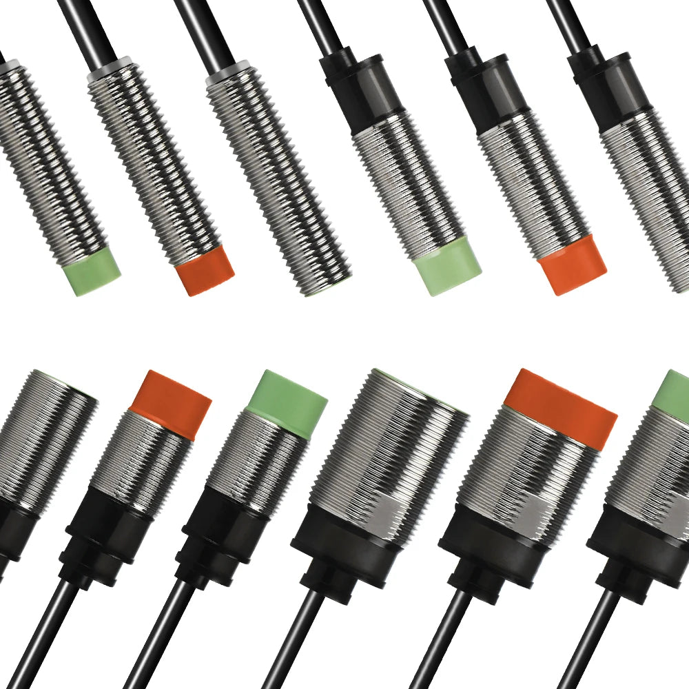 GTRIC PR18 Series Proximity Sensor Switch 12-24VDC NPN PNP PR18-5DN PR18-5DP 5mm Sensing M18 Flush Inductive Proximity Switch