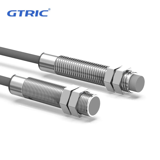 GTRIC Miniature Inductive Proximity Sensor Sensing Distance 1mm 2mm NPN PNP 10-30VDC Intelligent Small Metal Detection Switch