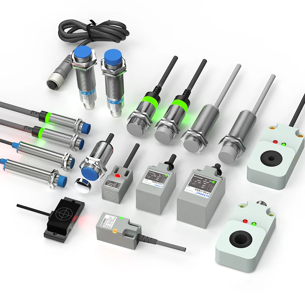 GTRIC LJ30A3-15 Inductive Proximity Sensor Switch Sensing Distance 10mm15mm Industrial Non-contact DC12-24V NPN PNP AC90-250V