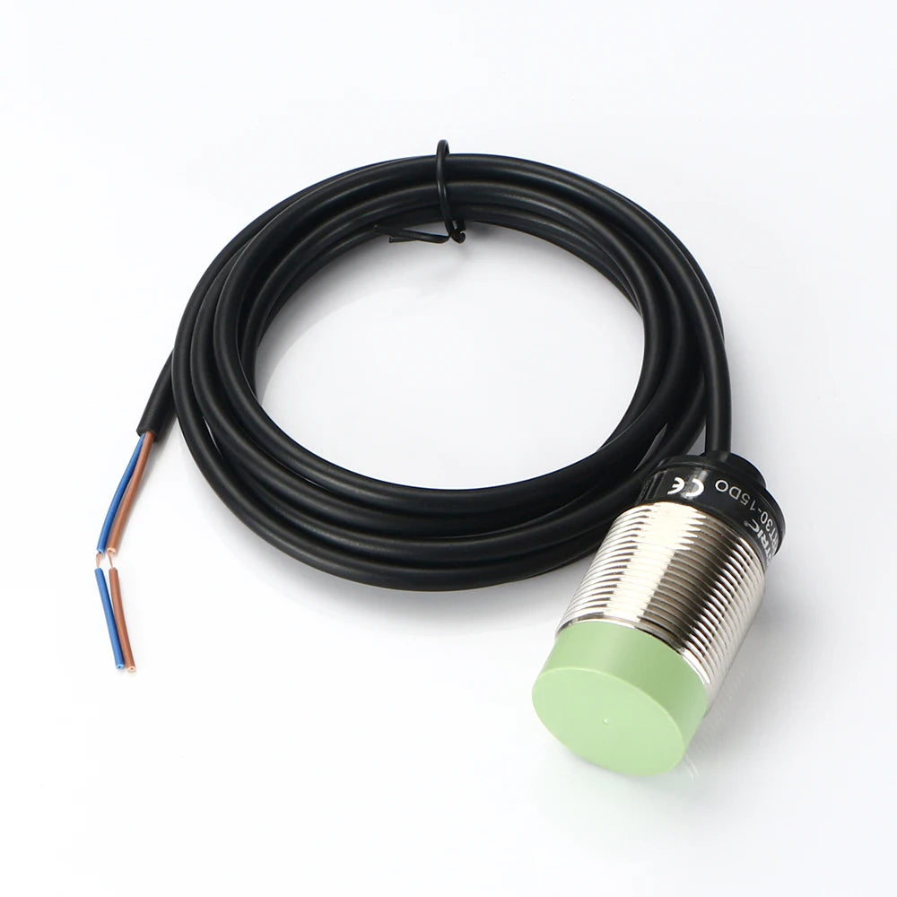 GTRIC PR30 Proximity Sensor Switch Non-Flush M30 Short NPN PNP 12-24V DC 15mm Sensing Distance Metal Inductive Proximity Switch