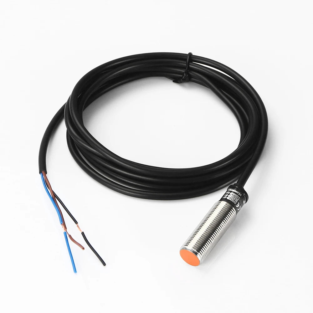 GTRIC PR18 Series Proximity Sensor Switch 12-24VDC NPN PNP PR18-5DN PR18-5DP 5mm Sensing M18 Flush Inductive Proximity Switch