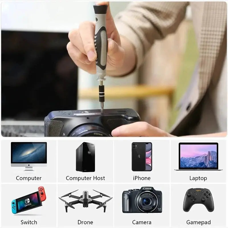 Screwdriver Set Magnetic Torx Phillips Screw Bit Kit WOZOBUY With Electrical Driver Remover Wrench Repair Phone PC Tools - electrical center b2c