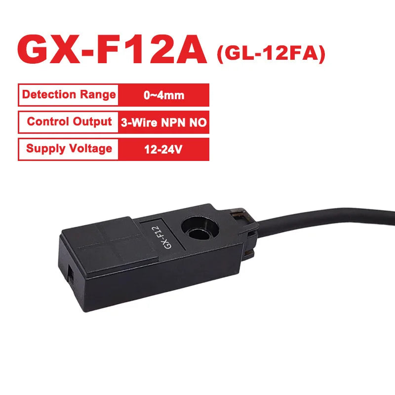 Metal Detection Sensor GX-F8 GX-H8 GX-F12 Waterproof Normally Open NO Normally Closed NC NPN Proximity Switch with 1m Cable