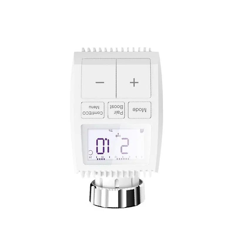 Tuya Smart ZigBee Radiator Actuator TRV Programmable Thermostatic Radiator Valve App Remote Temperature Controller Support Alexa - electrical center b2c