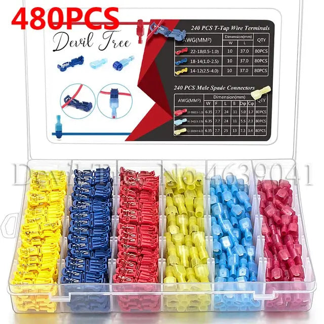 WOZOBUY Heat Shrinkable Wire Connectors SST21 Waterproof Sleeve AWG22-18 Butt Electrical Splice Tinned Solder Seal Terminal - electrical center b2c