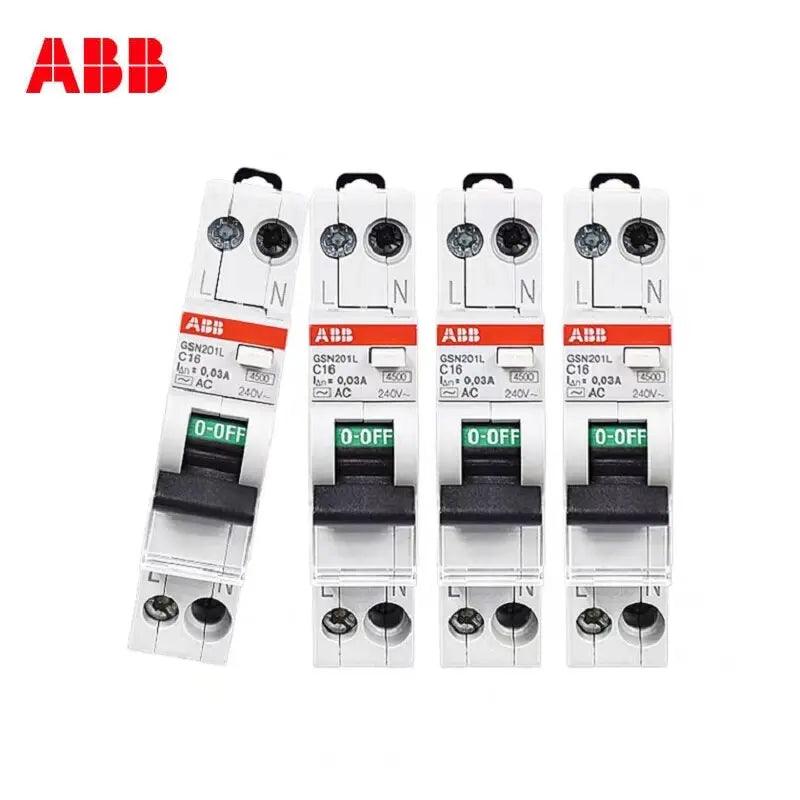 ABB-  1 Modular RCBO Breaker GSN201L|  1P+N 6A-25A - electrical center b2c