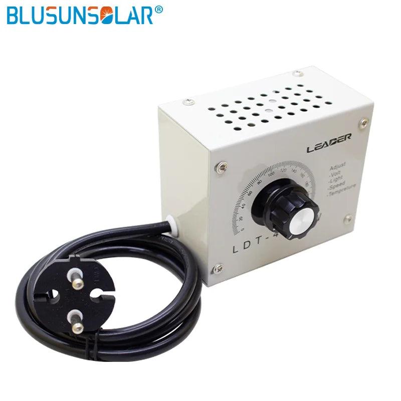 Adjustable Dimmer SCR Voltage Regulator AC 220V 4000W Compact Variable Voltage Controller for Small Motor Water Heater