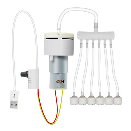 Air Pomp USB Power Bank DC 5V Oxygen Pump PWM Adjust Big Volume Portable For Outdoor Fishing Aquarium Pumps Aerator Fish Tank