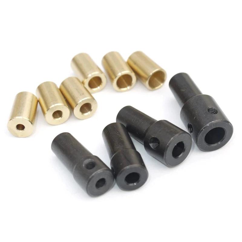 B10 Drill Chuck Connecting Rod Shaft Motor Sleeve Copper Steel Taper Coupling 3.17mm/4mm/5mm/6.35mm/7mm/8mm/10mm/11mm/12mm/14mm