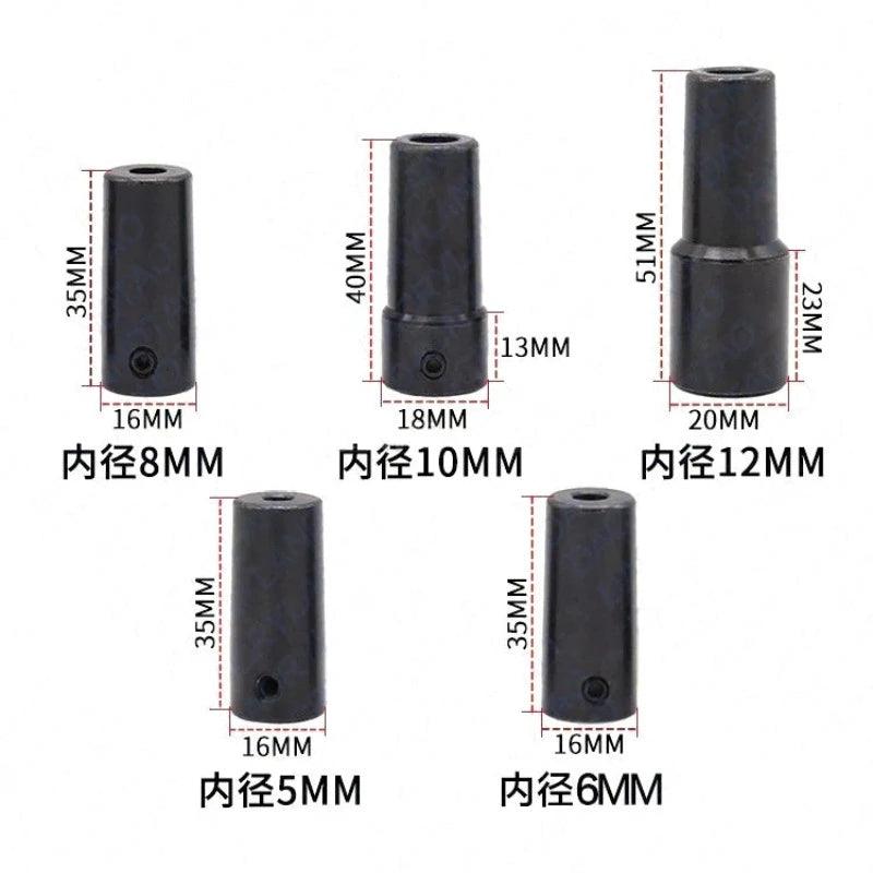B16 Drill Chuck Connecting Rod Sleeve Copper Steel Taper Coupling 5mm/6mm/8mm/10mm/11mm/12mm/14mm Electric Motor Shaft Engine
