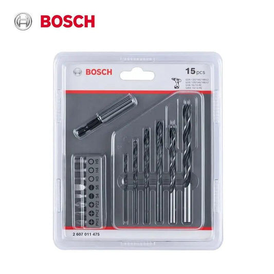 BOSCH- 15 piece/ Set Screw Bit Set| Metal Woodworking Bit - electrical center b2c