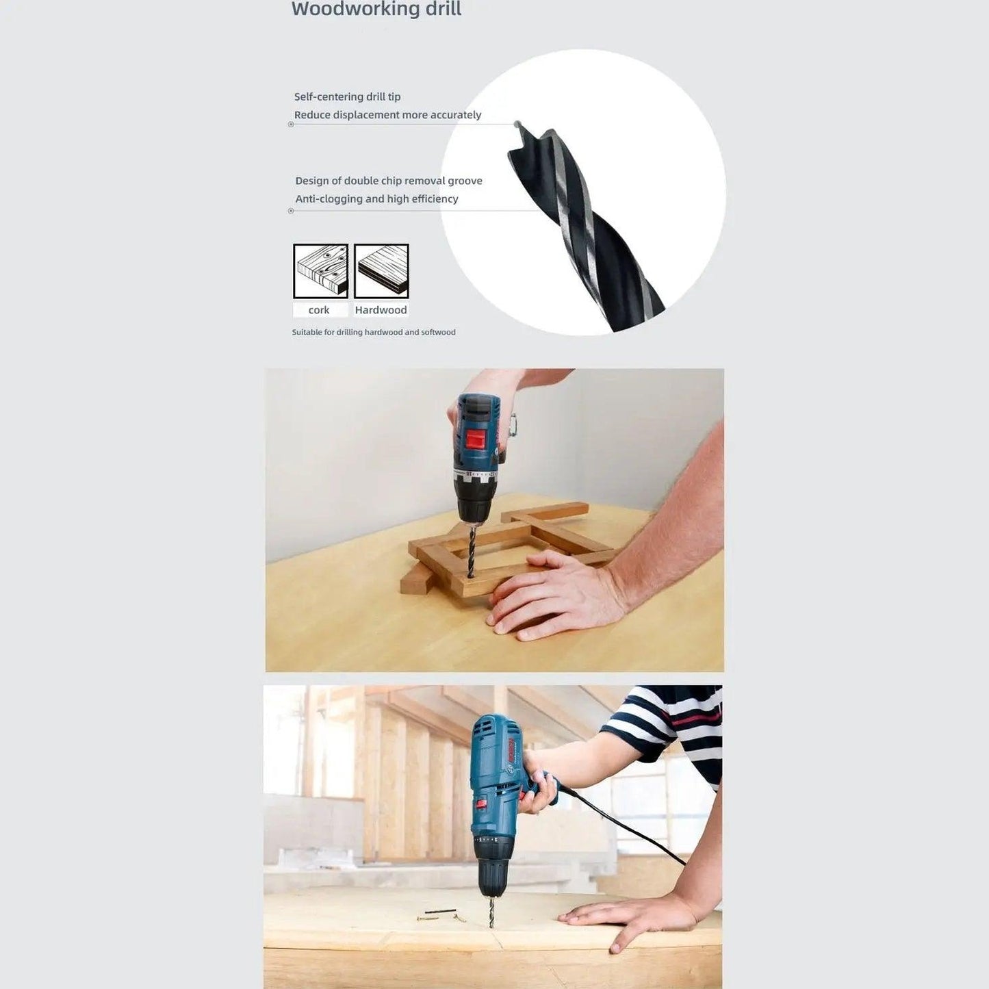 BOSCH- 15 piece/ Set Screw Bit Set| Metal Woodworking Bit - electrical center b2c