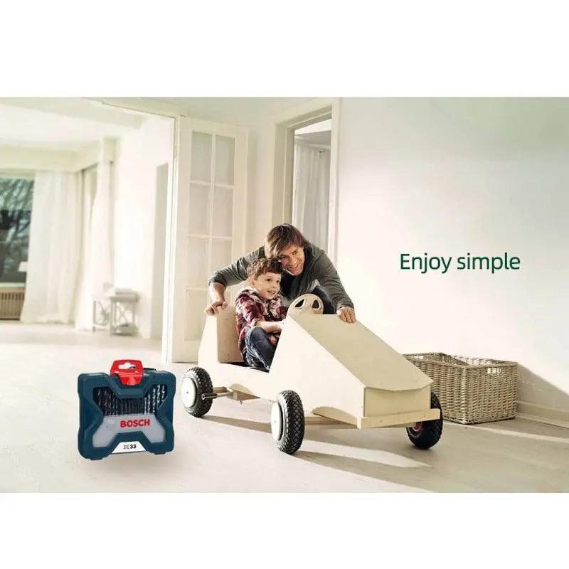 BOSCH- 33-Piece Twist Drill Combination Metal Drill Bit - electrical center b2c