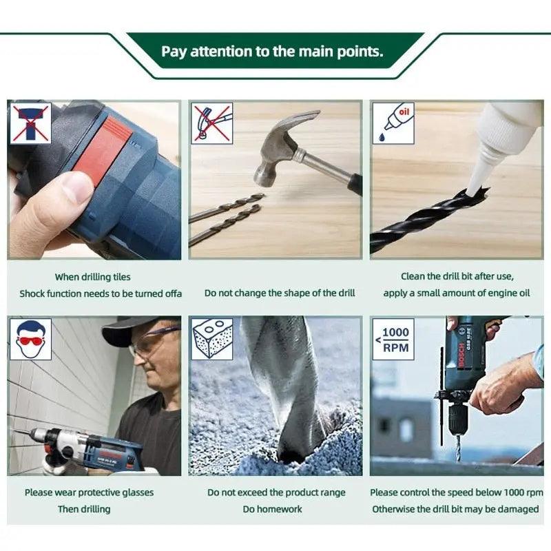 BOSCH- 33-Piece Twist Drill Combination Metal Drill Bit - electrical center b2c