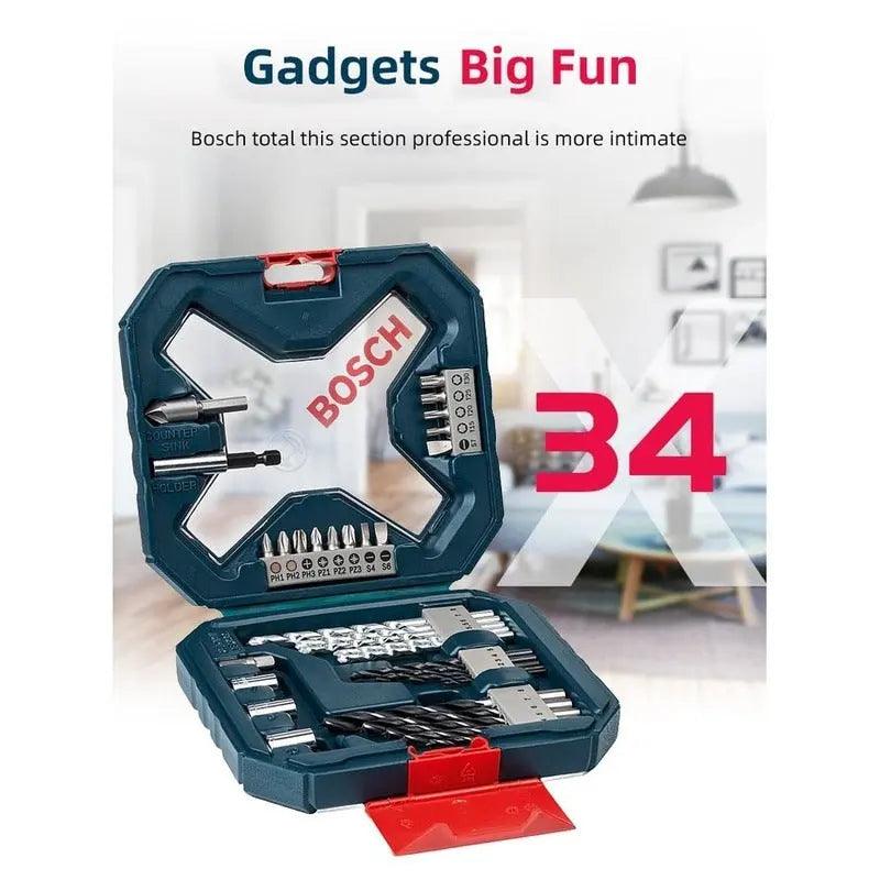 BOSCH- Drill Bit Set Bosch 34X Impact Drill Twist - electrical center b2c
