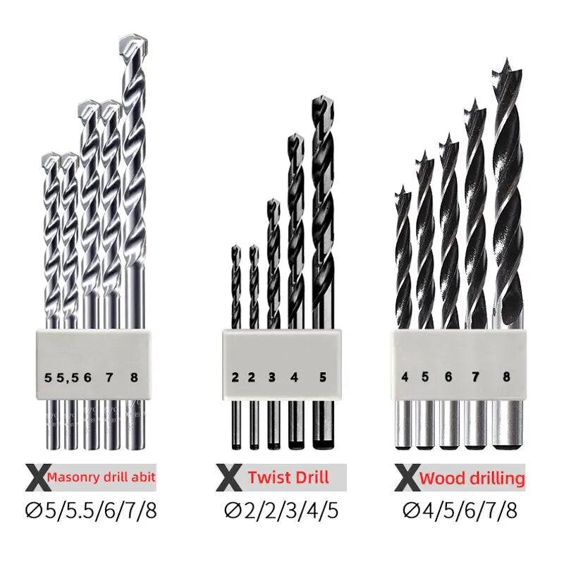 BOSCH- Drill Bit Set Bosch 34X Impact Drill Twist - electrical center b2c