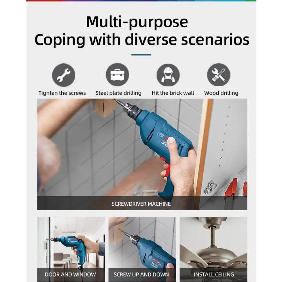 BOSCH- Electric Drill GBM 345 Electric Screwdriver| (Send 5 Original Drill Dits) - electrical center b2c