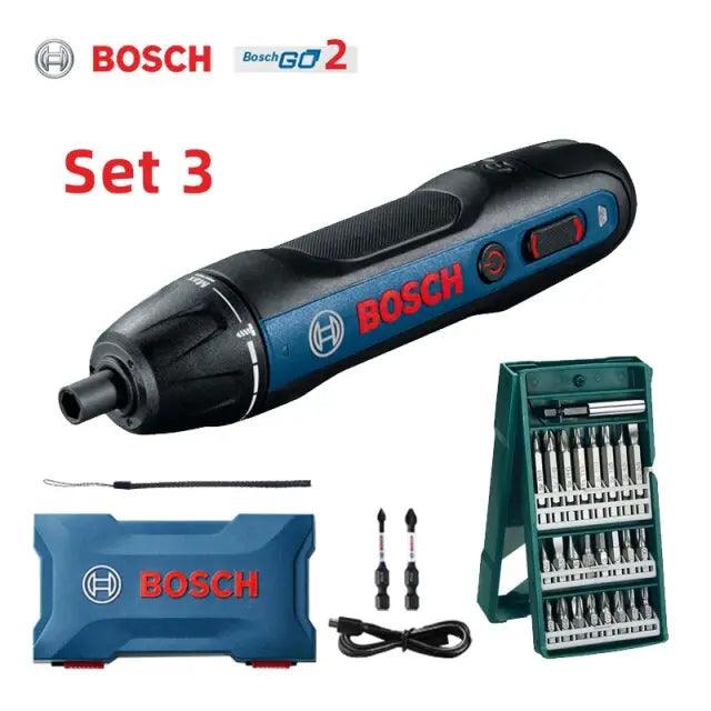 BOSCH- Go 2 Electric Screwdriver 3.6V Multi-function Screwdriver - electrical center b2c