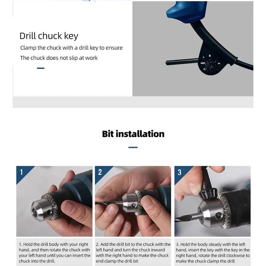 BOSCH- GSB570 Impact Drill Hand Electric Drill| Household Multi-Function - electrical center b2c