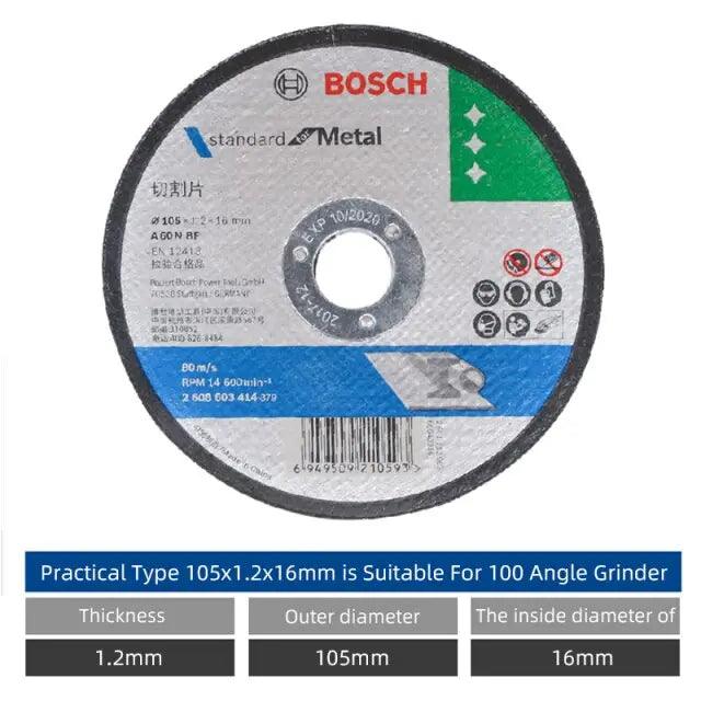 BOSCH- Metal Cutting Blades For 100mm Angle Grinder Metal Cutting| 5 to 25PCS Optional - electrical center b2c