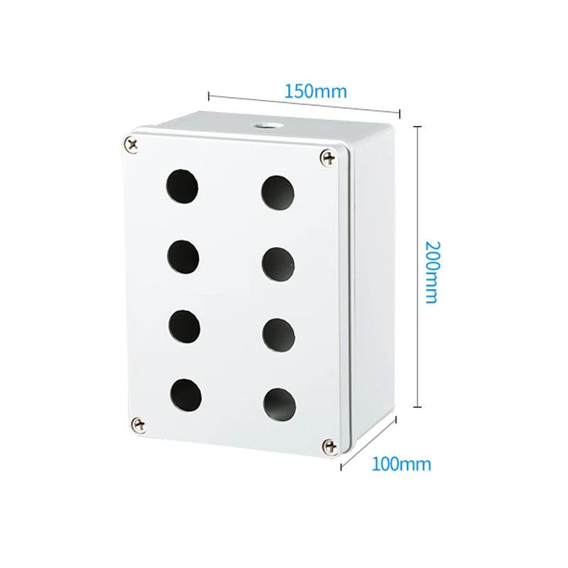 Button switch waterproof box22mm elevator emergency stop self-locking start stop control box plastic electrical box industry