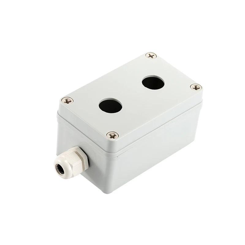 Button switch waterproof box22mm elevator emergency stop self-locking start stop control box plastic electrical box industry