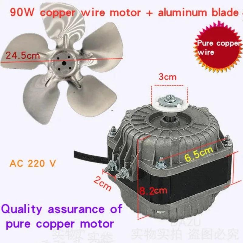 Carrier Condenser Fan Motor 25W 30W 35W 40W 60W 75W 90W Refrigerator Freezer Cooling And Condensation Use Condenser Fan Motor