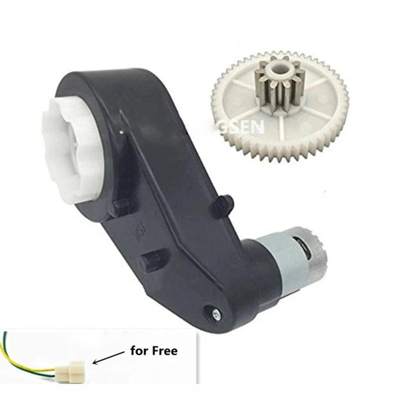 Children Electric Car Gearbox With Motor DC 12V 6V Kids Ride On Electric Car Motor Gear Box,Baby Car Reducer Gearbox 550 and 390