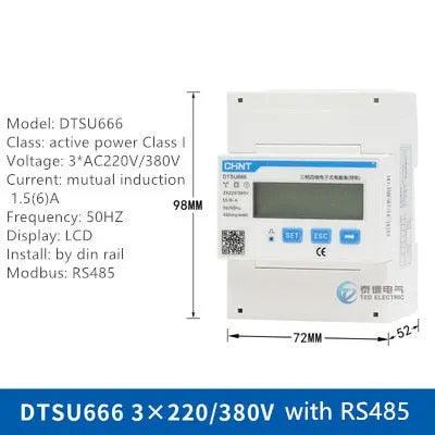 CHINT- Multifunction Meter Programable| V,A,W,KWH,VAR, RS485 6A-80 optional - electrical center b2c