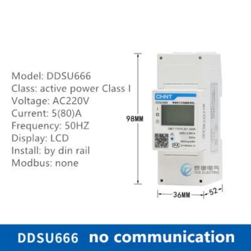 CHINT- Multifunction Meter Programable| V,A,W,KWH,VAR, RS485 6A-80 optional - electrical center b2c