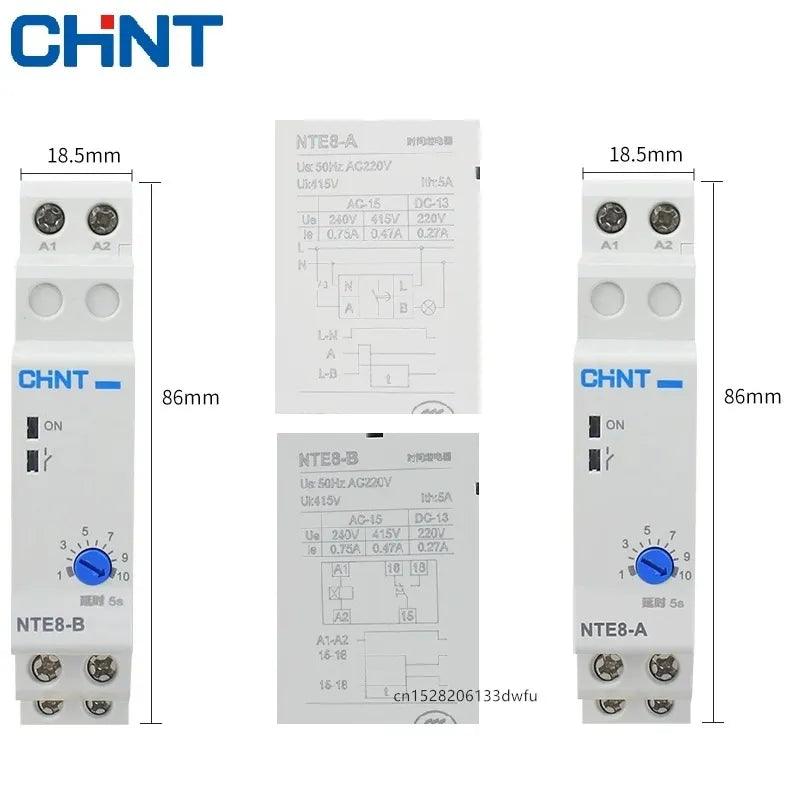 chint nte8 10b, nte8,nte8 10b,nte8 120a,nte8 120b,nte8 480b,nte8 b,din rail timer relay