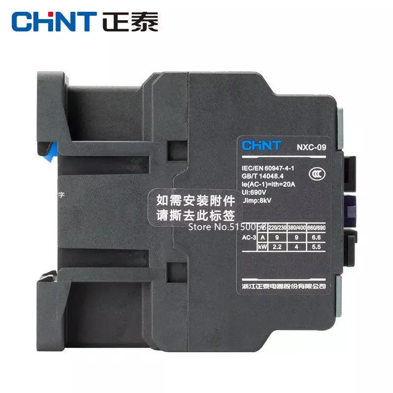 CHINT NXC-65 65A LC1D LC1 AC Contactor CJX2-6511 NO NC 3-Phase DIN Rail Mount Electric Power Contactor AC 24V 36V 110V 220V 380V