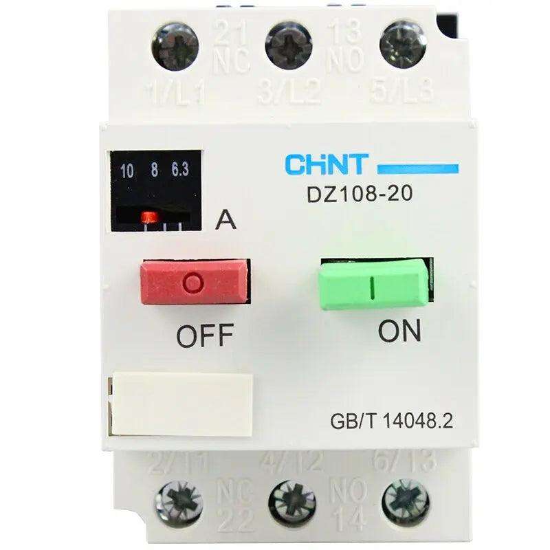 CHINT- Original Motor Circuit Breaker| DZ108-20/211 380V 0.4A up to 20A - electrical center b2c