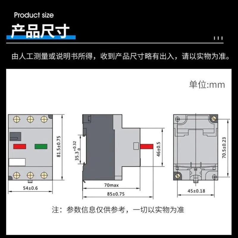 CHINT- Original Motor Circuit Breaker| DZ108-20/211 380V 0.4A up to 20A - electrical center b2c