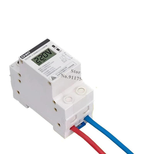 Chnt Chint OUVR-3 Digital Display Self-Reset Overvoltage Protector Circuit Breaker Protection Switch Rated Voltage AC230v