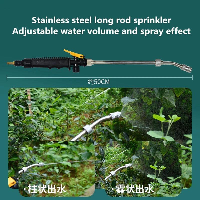 DC 5V Electric Water Pump USB Charging Treasure Watering Can Spray Gun Portable Multi-functional Household Water Pomp Adjust