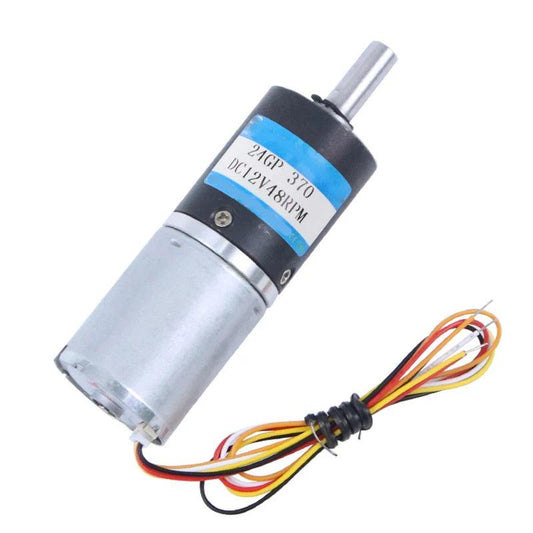 DC Brushless Planetary Gear Motor High Torque 25KG BLDC 12V 24V Low Noise Metal Gearbox Speed Reducer 9rpm-1200rpm PWM Moter