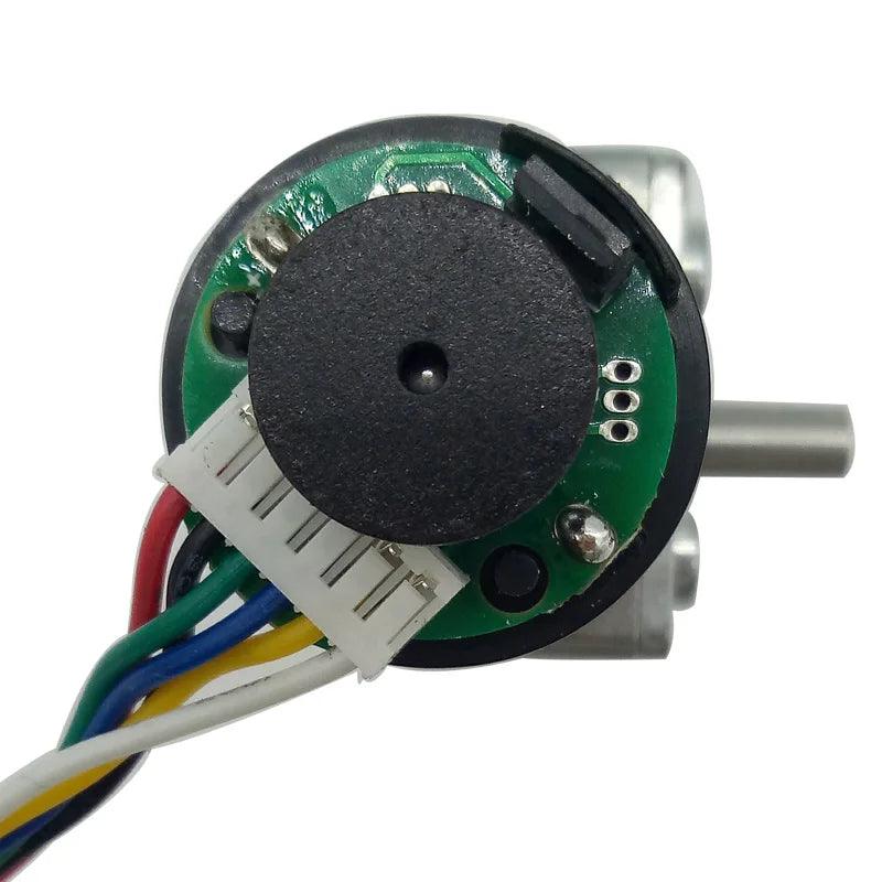 DC Motor With Hall Encoder JGY 370 Encode DC12V Worm Gear Box Motor High Torque 5-200rpm